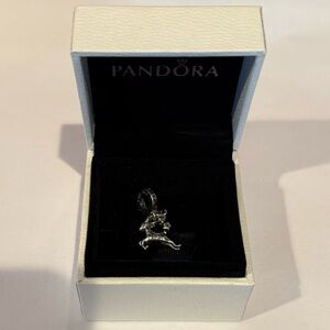 Pandora Silver Reindeer Dangle Charm